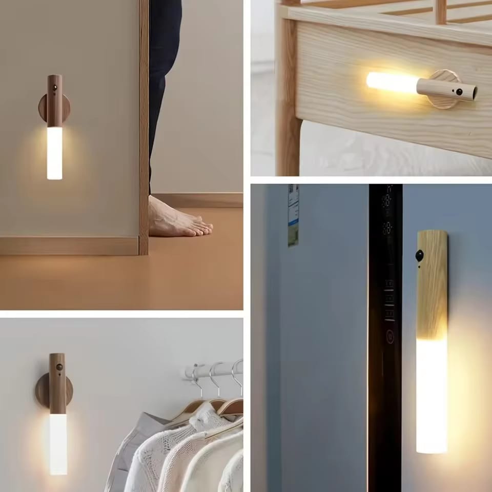 Aplique de pared magnético con luz calida